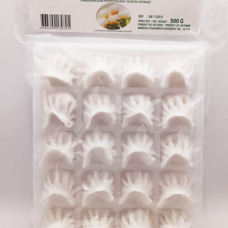 冻虾饺Ravioli aux crev COQ 20pc/500g
