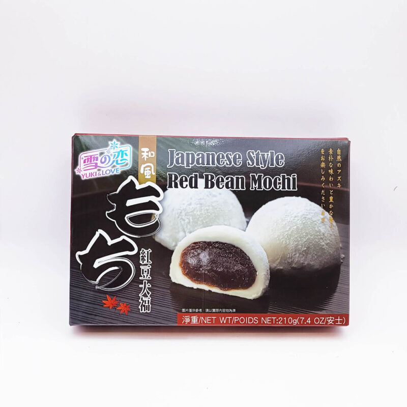 红豆麻薯Mochi jap.rice cake red bean 210g