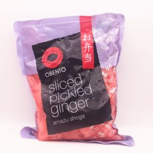 Obento Sliced Pickled Ginger 1kg 寿司红姜片